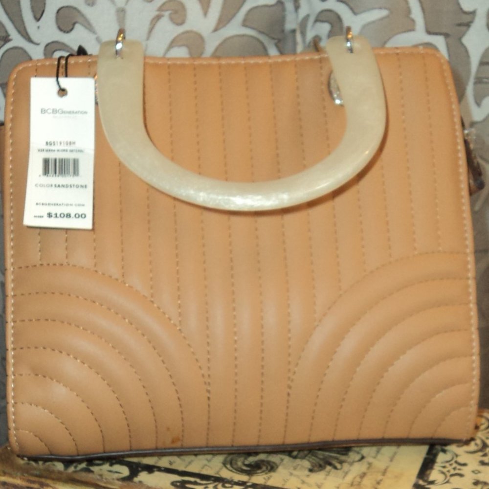NWT BCBGeneration Top Handle Handbag - Picture 2 of 8